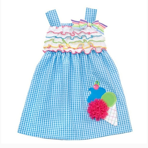 Emily Rose Seersucker Ice Cream Dress 2T - Picture 1 of 9